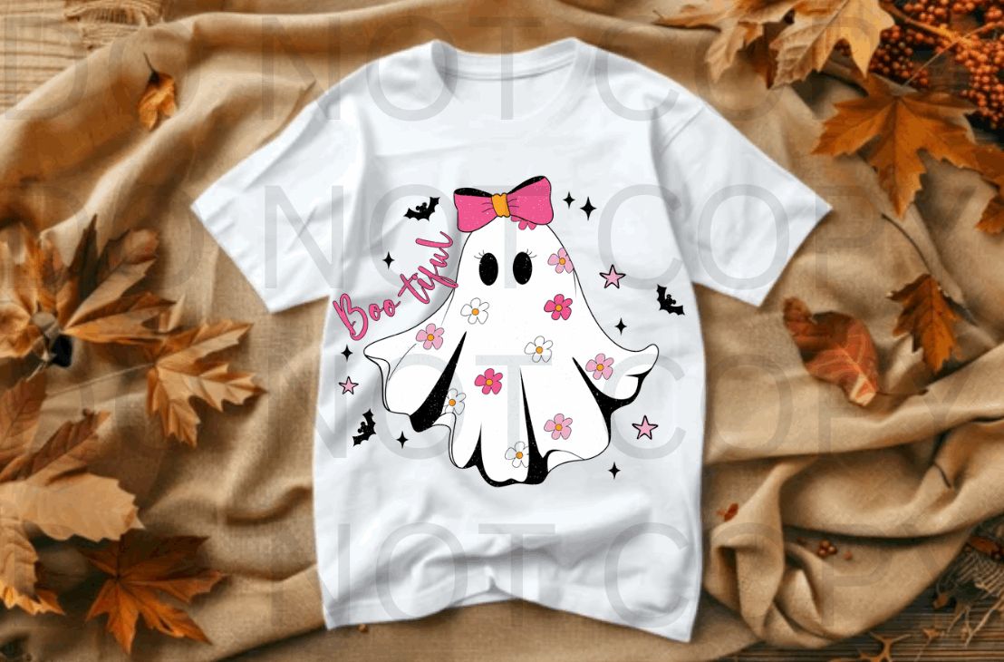 Boo-Tiful #5542- Ready to Press DTF Transfer Full Color