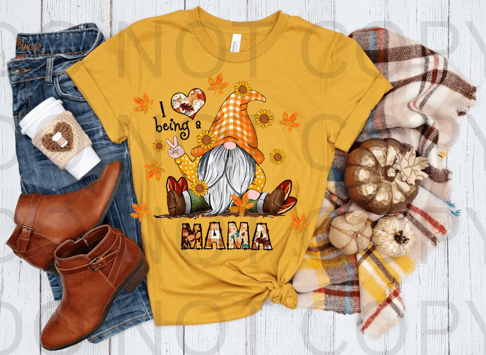 I Love Being Mama #5568 - Ready to Press DTF Transfer Full Color