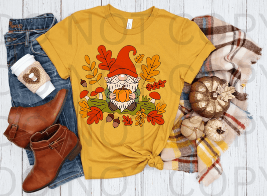 Fall Gnome #5558 - Ready to Press DTF Transfer Full Color