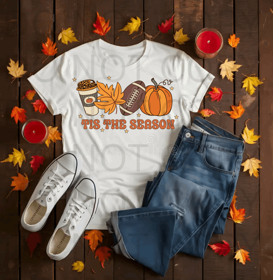 Tis The Season #5596 - Ready to Press DTF Transfer Full Color