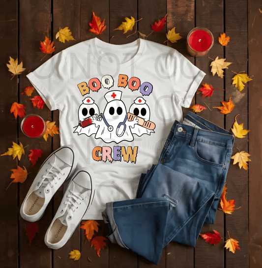 Boo Boo Crew #5585 - Ready to Press DTF Transfer Full Color