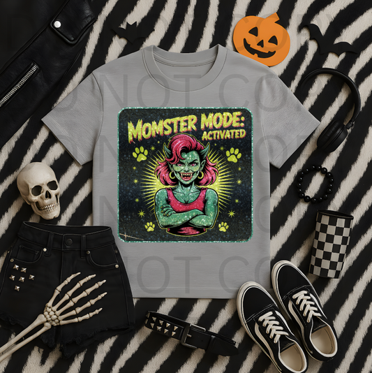 Momster Mode #5607  - Ready to Press DTF Transfer Full Color