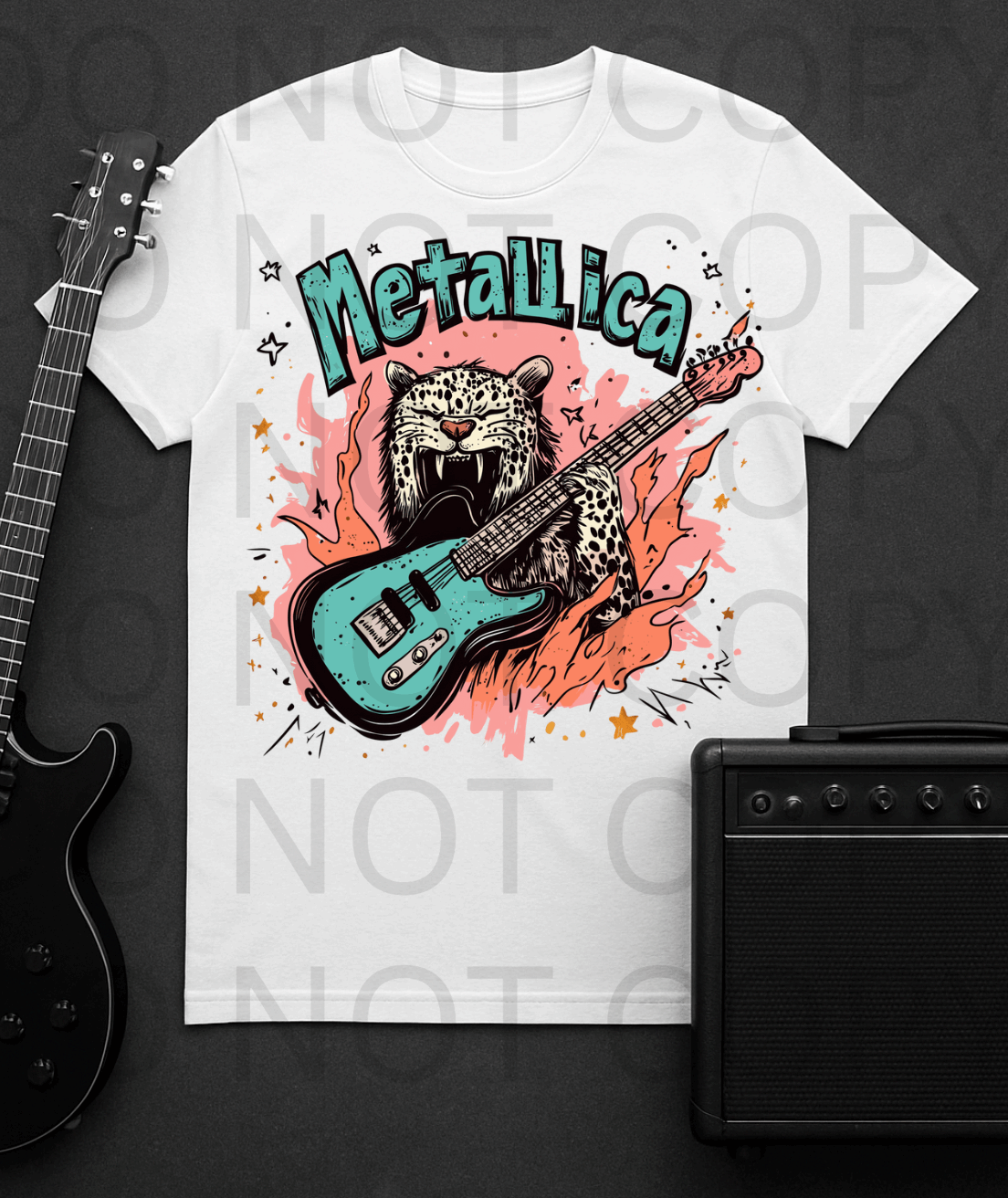 Metallica #5627 - Ready to Press DTF Transfer Full Color