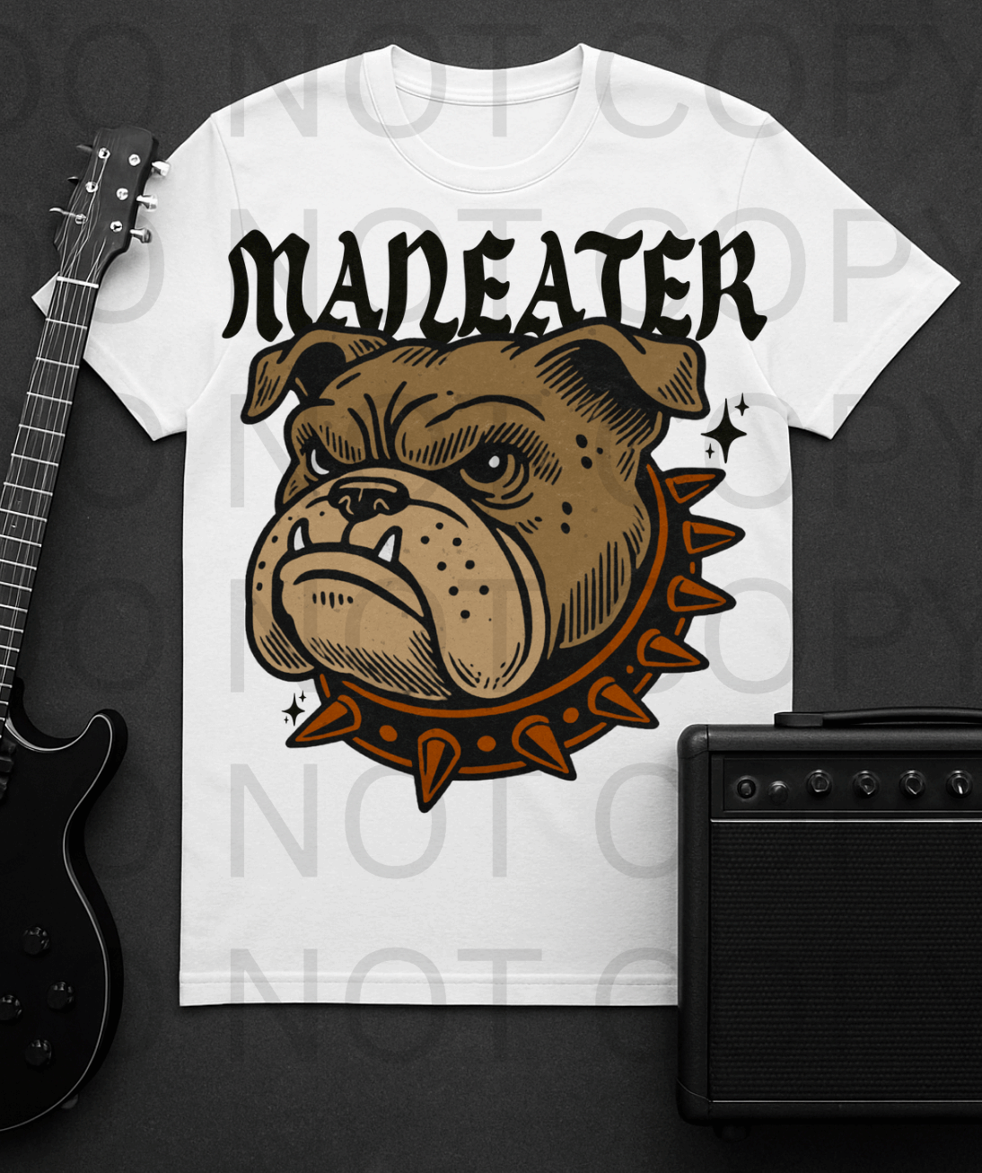 Maneater #5626 - Ready to Press DTF Transfer Full Color