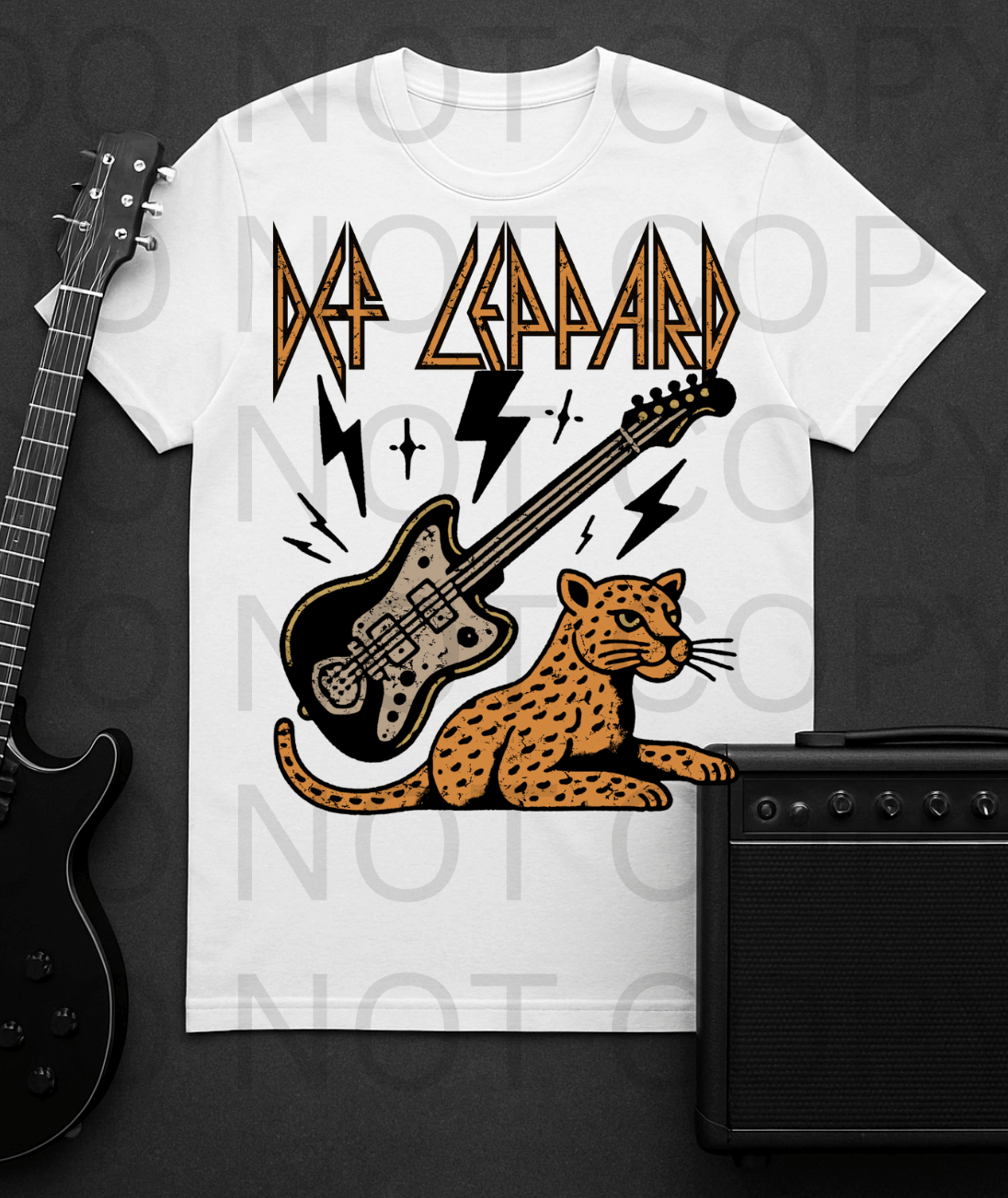 Def Leppard #5621 - Ready to Press DTF Transfer Full Color