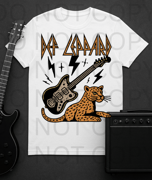 Def Leppard #5621 - Ready to Press DTF Transfer Full Color
