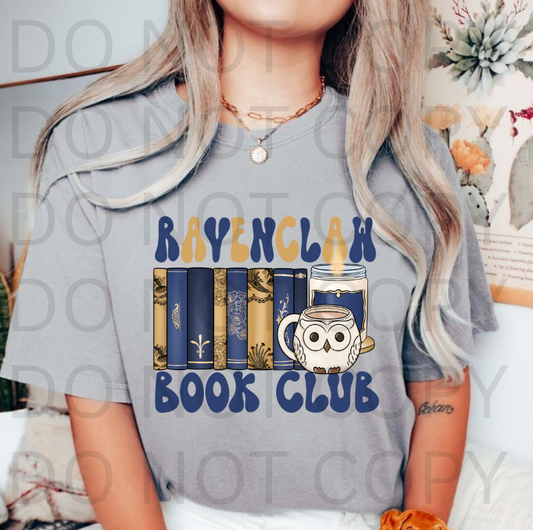 Ravenclaw Book Club #5679 - Ready to Press DTF Transfer Full Color