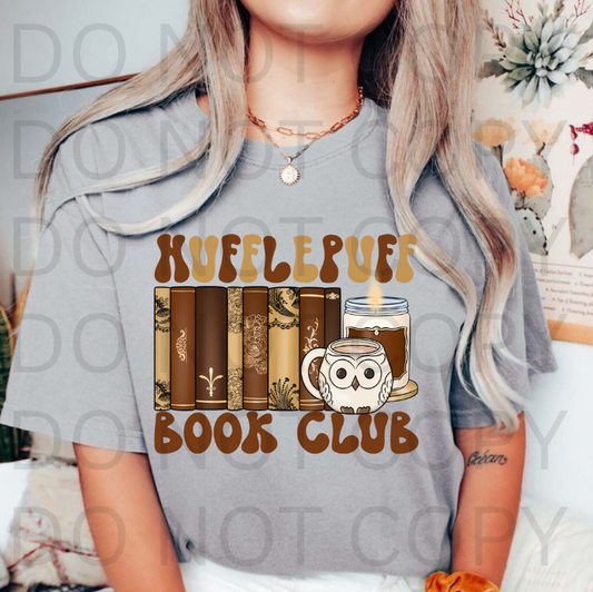 Hufflepuff Book Club #5678 - Ready to Press DTF Transfer Full Color