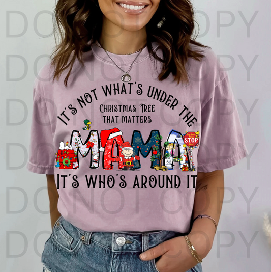 Charlie Brown Mama #5769 - Ready to Press DTF Transfer Full Color