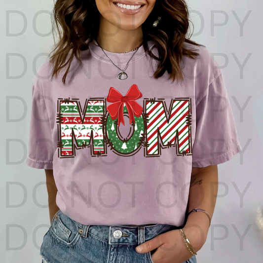 Christmas Mom #5761 - Ready to Press DTF Transfer Full Color