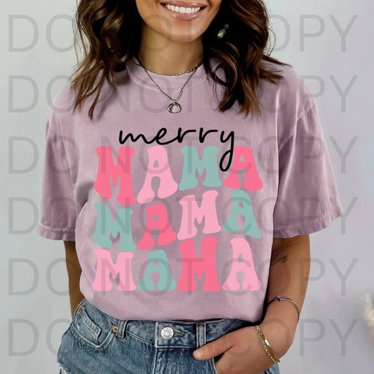 Merry Mama #5770 - Ready to Press DTF Transfer Full Color