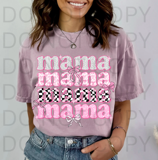 Pink Mixed Mama #5768 - Ready to Press DTF Transfer Full Color