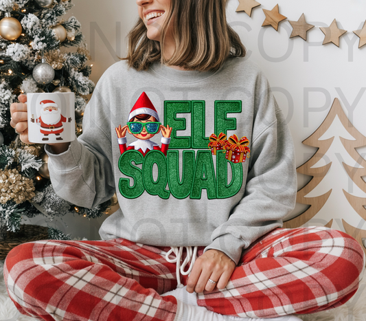 Elf Squad #5829 - Ready to Press DTF Transfer Full Color