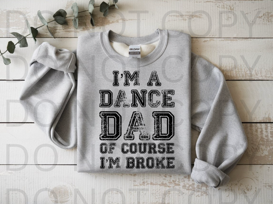 Dance Dad #5850 - Ready to Press DTF Transfer Full Color