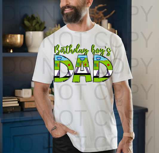 Toys Themed Birthday Boys Dad #5884  - Ready to Press DTF Transfer Full Color