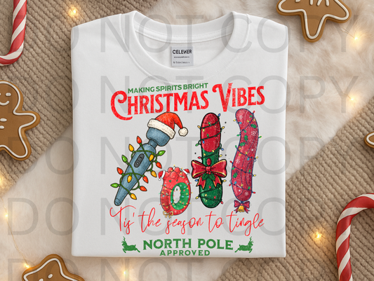 Adult Christmas Toys #6014  - Ready to Press DTF Transfer Full Color