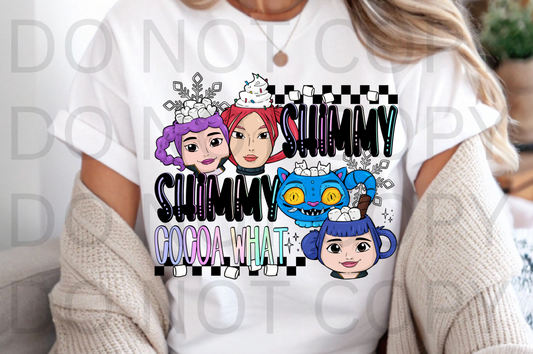 Shimmy Cocoa Huntrx #6038 - Ready to Press DTF Transfer Full Color