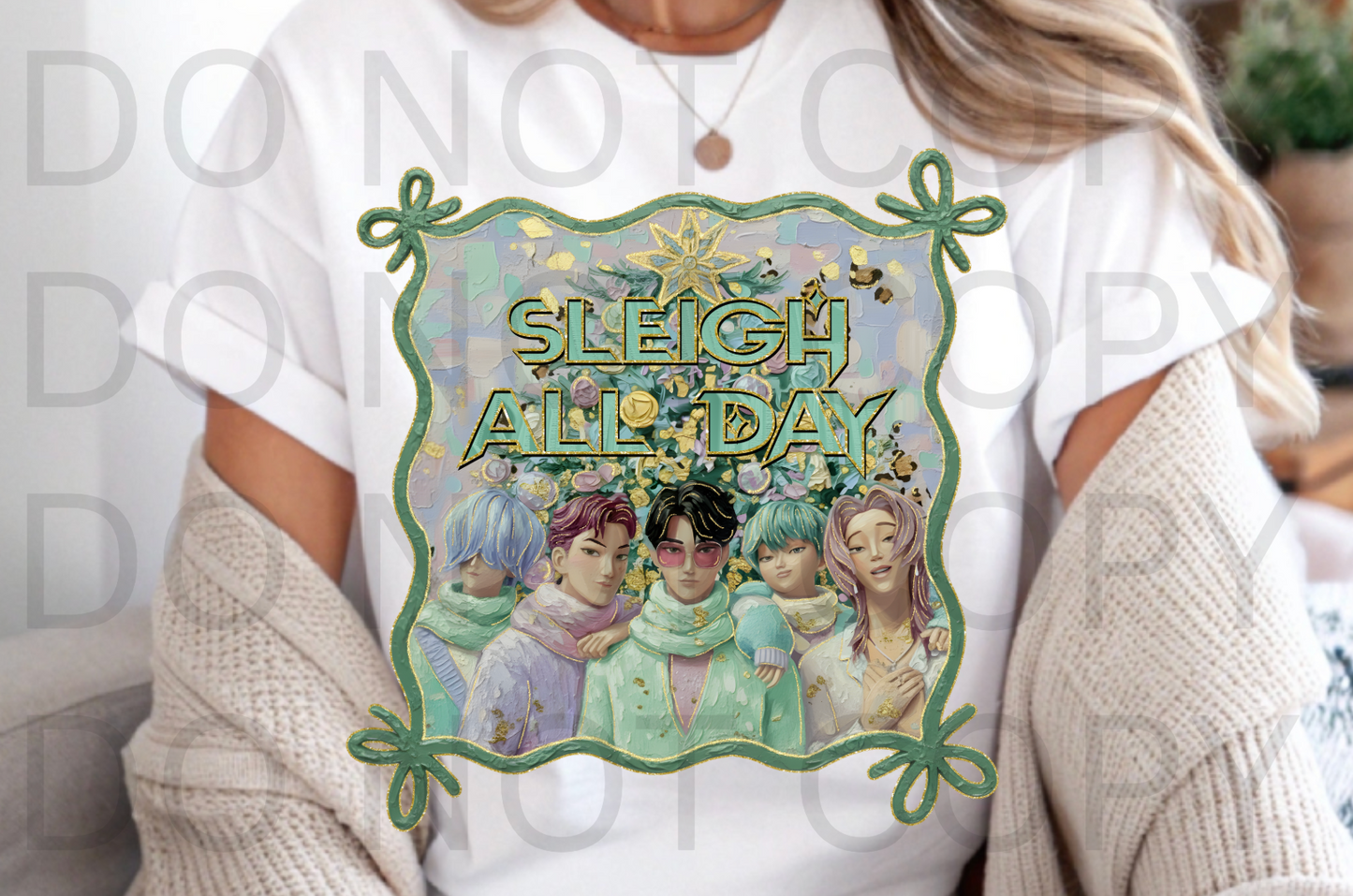 Saja Boys Sleigh All Day #6033 - Ready to Press DTF Transfer Full Color