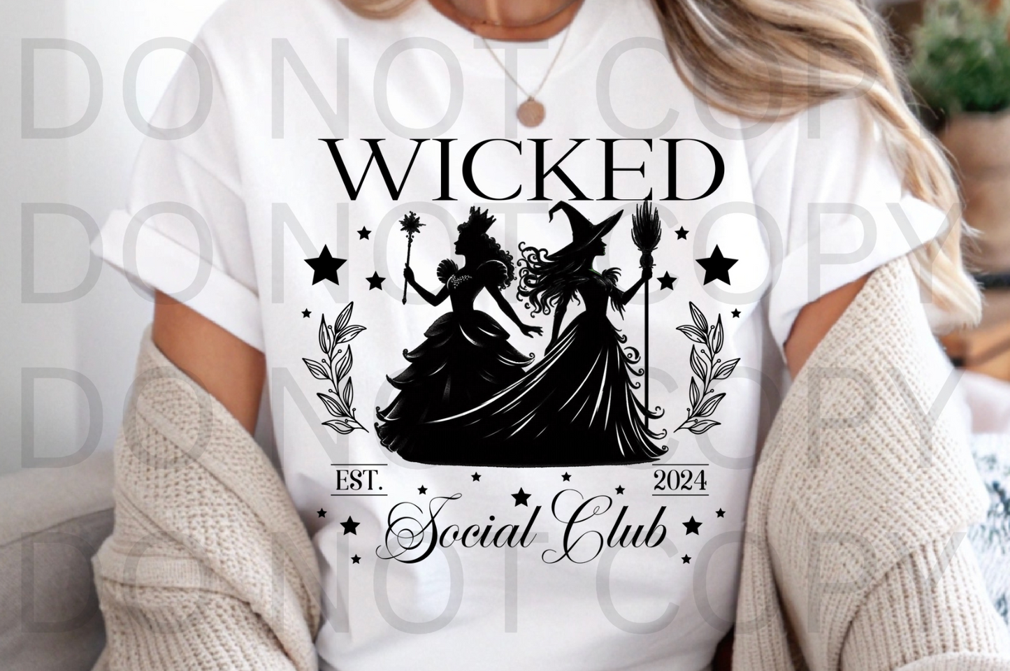 Wicked Social Club #6027 - Ready to Press DTF Transfer Full Color