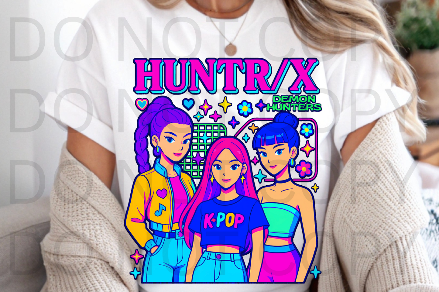 Y2K HUNTR #6032 - Ready to Press DTF Transfer Full Color