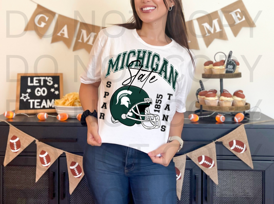 Michigan State #6056 - Ready to Press DTF Transfer Full Color