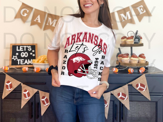 Arkansas #6055 - Ready to Press DTF Transfer Full Color