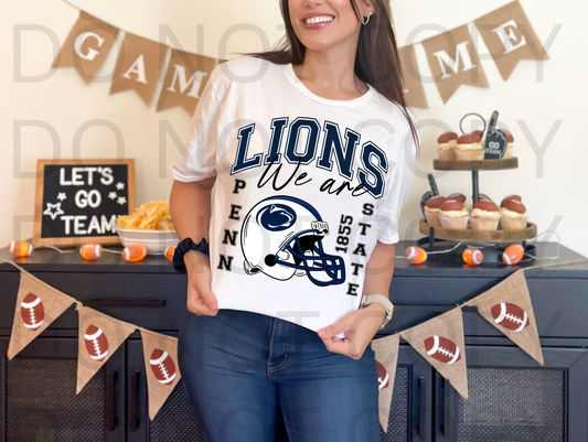 Penn State #6054 - Ready to Press DTF Transfer Full Color