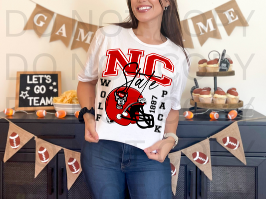 NC State #6051 - Ready to Press DTF Transfer Full Color