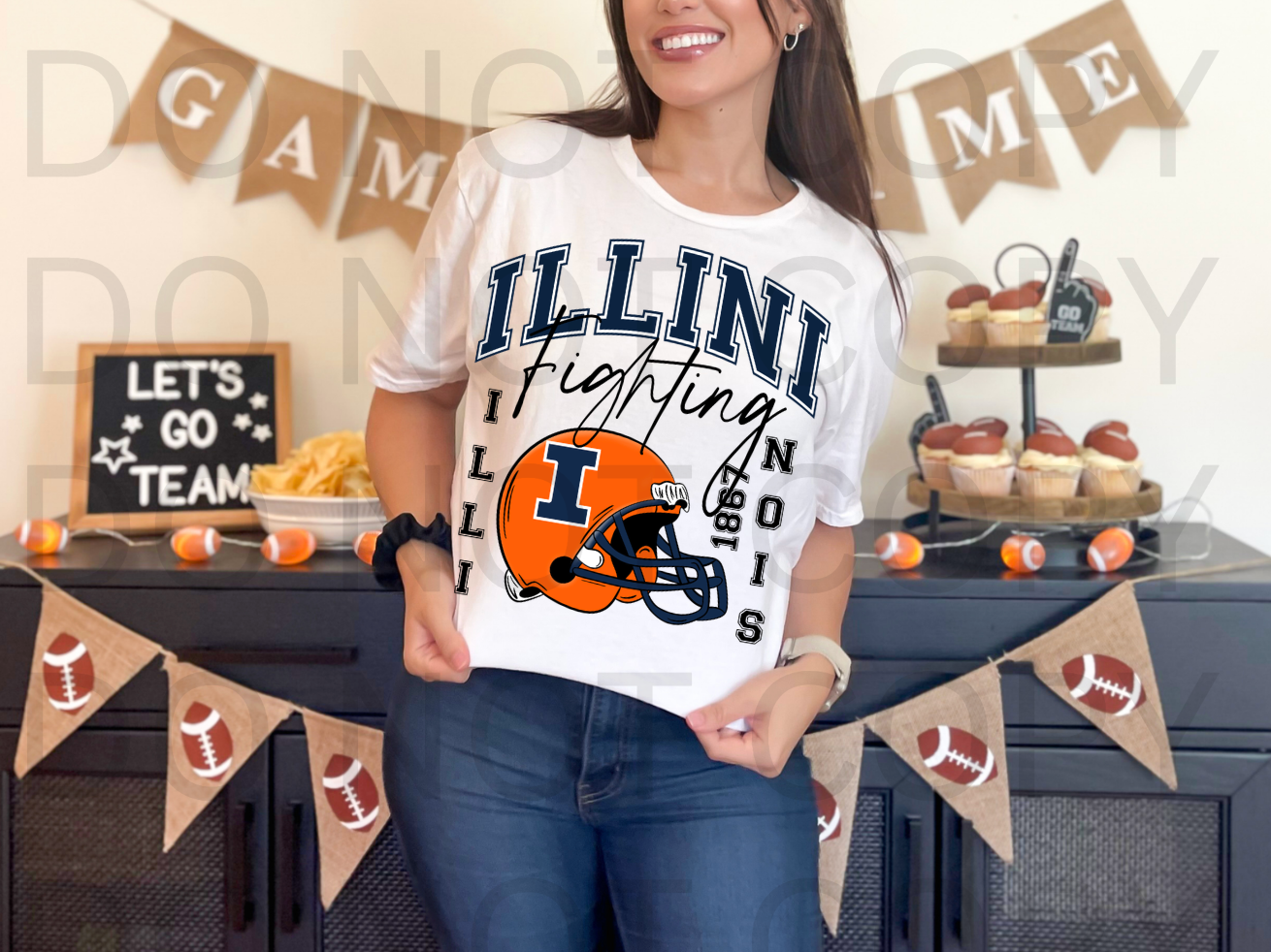 Illinois #6049 - Ready to Press DTF Transfer Full Color