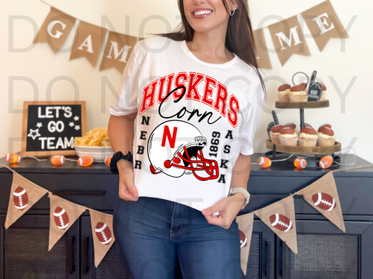 Nebraska #6048 - Ready to Press DTF Transfer Full Color