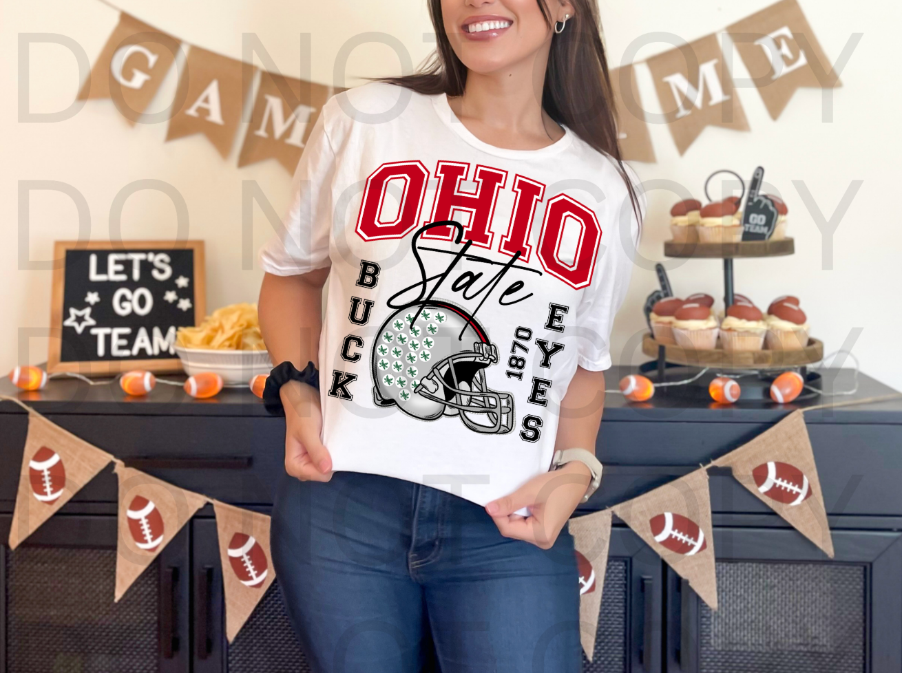 Ohio State #6042 - Ready to Press DTF Transfer Full Color