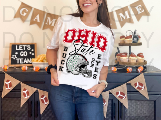 Ohio State #6042 - Ready to Press DTF Transfer Full Color