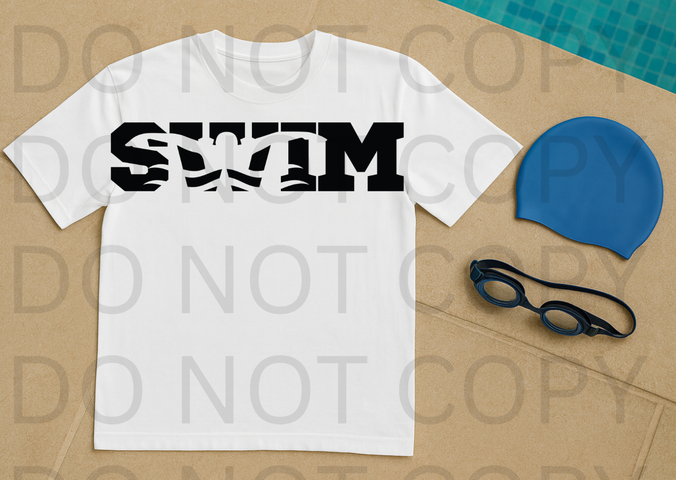 Swim #6085 - Ready to Press DTF Transfer Full Color