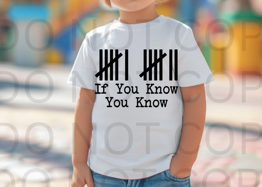 If You Know You Know - Six Seven #6087 - Ready to Press DTF Transfer Full Color