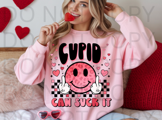 Cupid Suck It #6094 - Ready to Press DTF Transfer Full Color