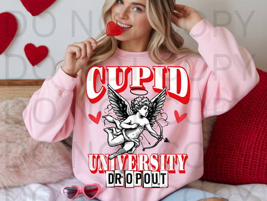 Cupid University Dropout #6095 - Ready to Press DTF Transfer Full Color