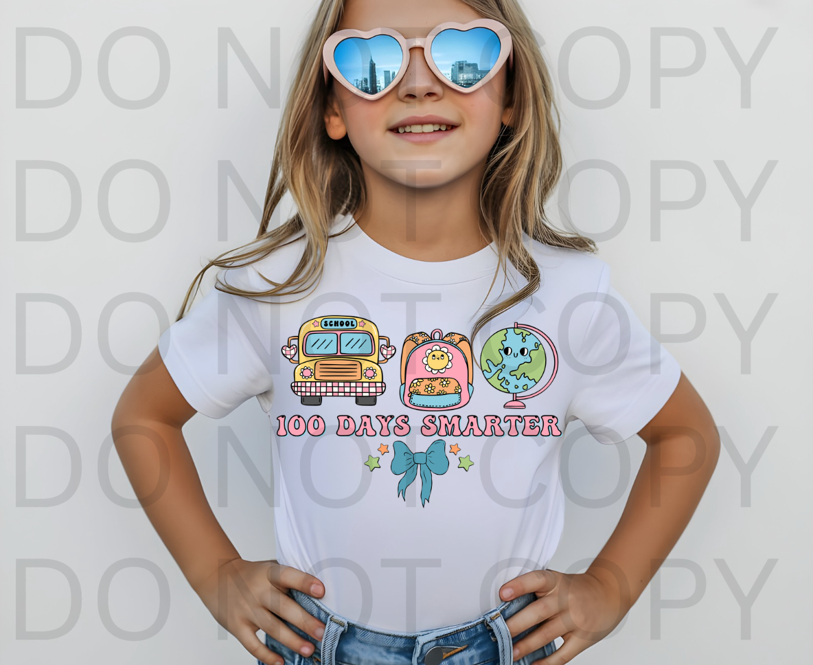 100 Days Smarter #6118 - Ready to Press DTF Transfer Full Color