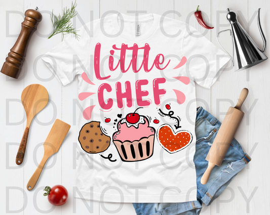 Little Chef #6125 - Ready to Press DTF Transfer Full Color
