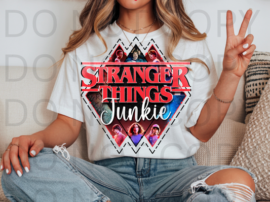 Stranger Things Junkie #6137 - Ready to Press DTF Transfer Full Color