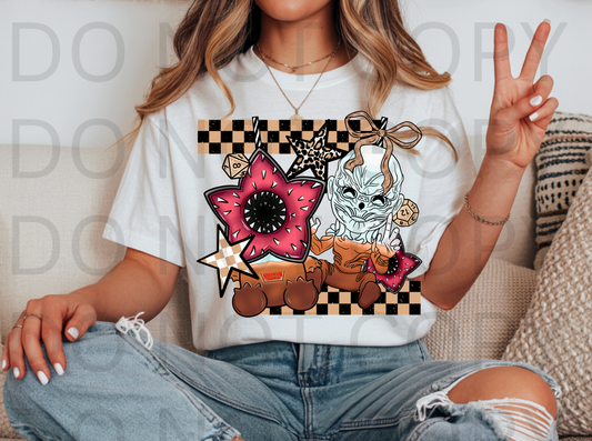 Stranger Things Coffee Cups #6149 - Ready to Press DTF Transfer Full Color