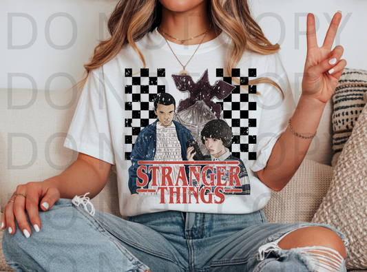 Distressed Stranger Things #6142 - Ready to Press DTF Transfer Full Color