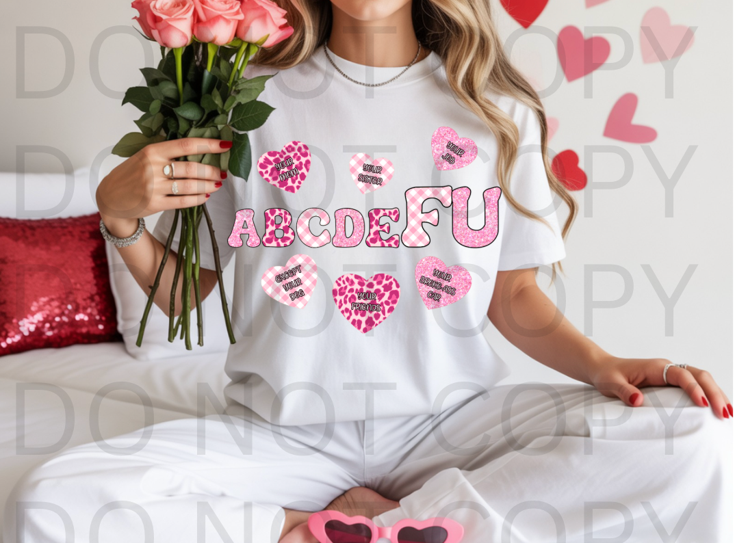 ABCDEF-U #6163 - Ready to Press DTF Transfer Full Color