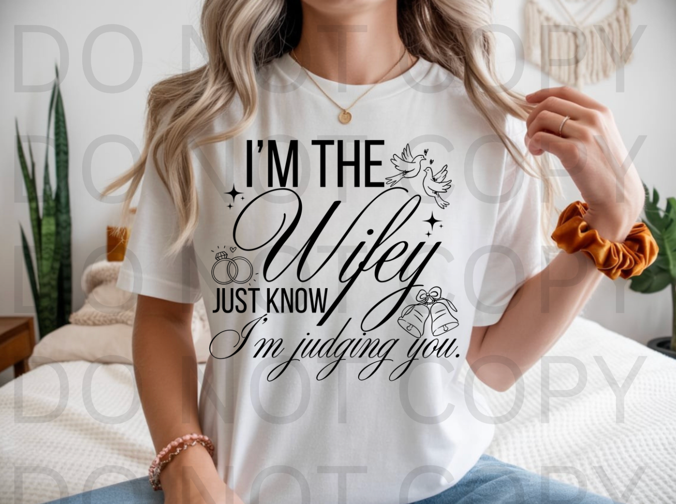 Im The Wifey #6165 - Ready to Press DTF Transfer Full Color