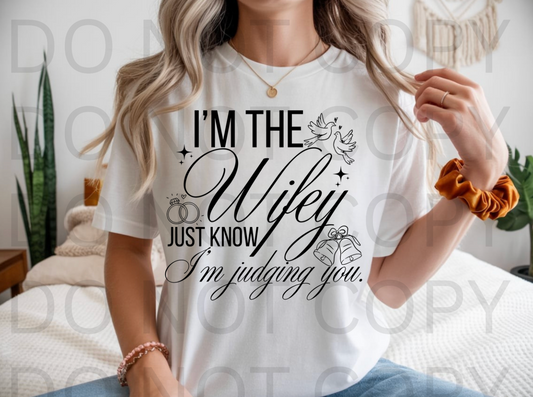Im The Wifey #6165 - Ready to Press DTF Transfer Full Color
