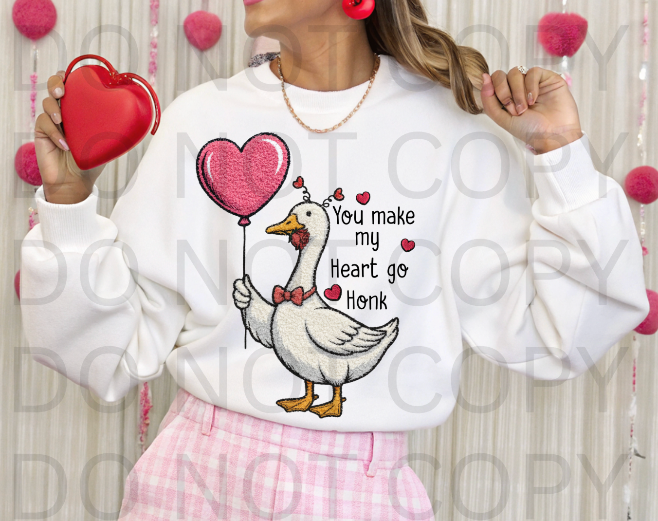 You Make My Heart Honk #6203 - Ready to Press DTF Transfer Full Color