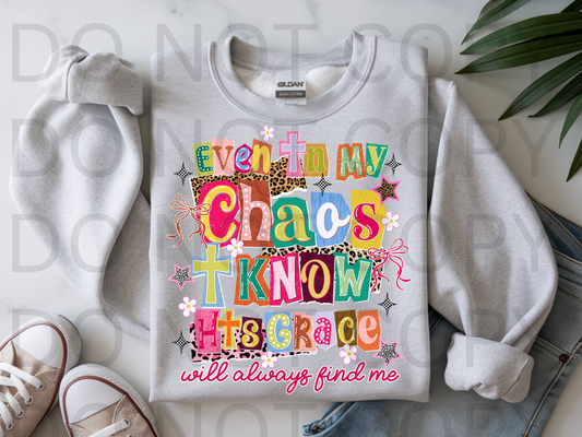 His Grace Will Always Find Me #6214 - Ready to Press DTF Transfer Full Color