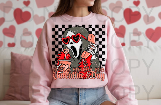 Such A Horror For Valentines Day #6233 - Ready to Press DTF Transfer Full Color