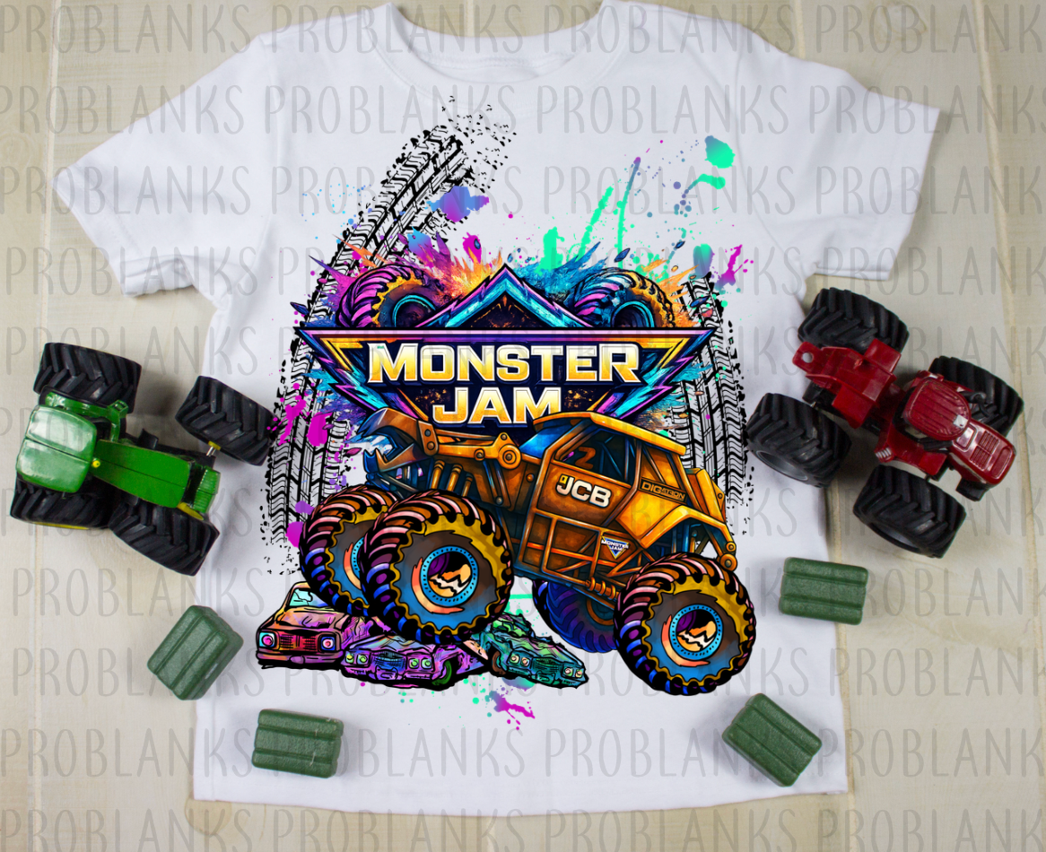 Monster Jam Digatron #6284 - Ready to Press DTF Transfer Full Color