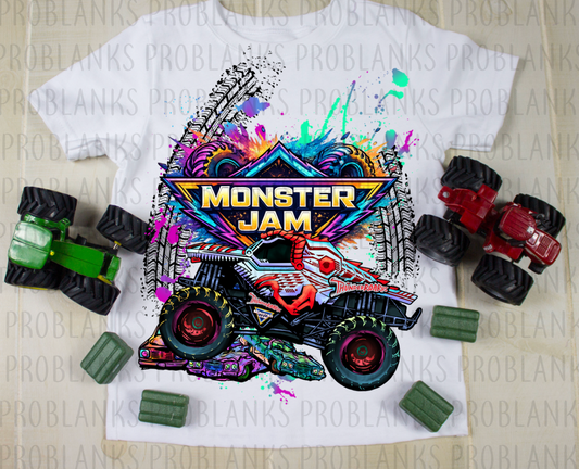 Monster Jam Thunderroarus #6282 - Ready to Press DTF Transfer Full Color