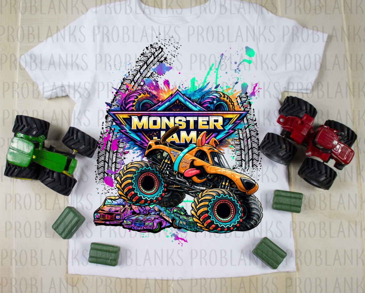 Monster Jam Scooby Doo #6278 - Ready to Press DTF Transfer Full Color
